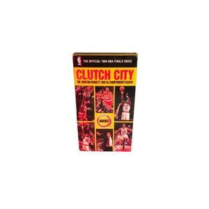 Vintage Houston Rockets 1993-94 Clutch City NBA Finals VHS Video